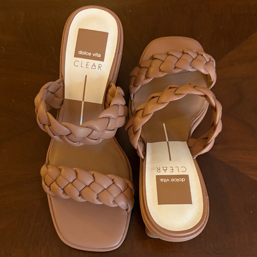 Dolce Vita Women's Braided Brown Sandals